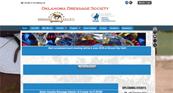 Desktop Screenshot of dressageoklahoma.org